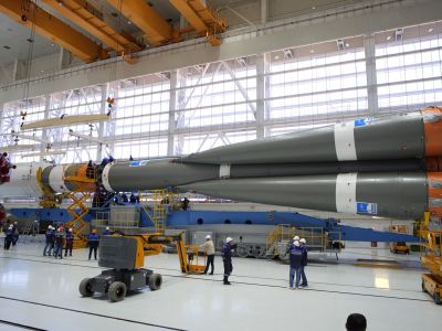 На Восточном собрали ракету «Союз-2.1б» для запуска первого спутника проекта «Сфера»